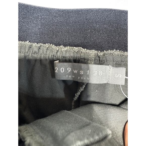 Copied - 209WST38 Elastic Band Stretch Pants W/Front Zippers Olive Green Size Sm - Picture 6 of 7